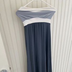 Susana Monaco Strapless Maxi Dress with open back